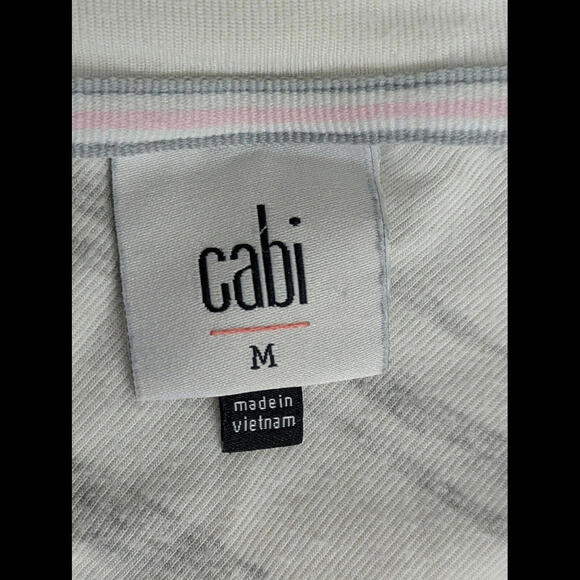 Cabi Women's Size Medium Long Sleeve Shirt White Style 5930 - Picture 4 of 5